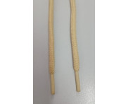 Cadarço Roliço 120 CM - 72 Pares - Bege - Ref. ACR 301 - 100% Poliéster